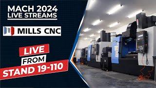 Mills CNC live! at MACH 2024 with MTDCNC