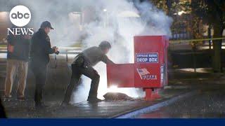 Ballot drop boxes set on fire in Oregon, Washington state: Officials