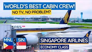 SINGAPORE AIRLINES A350 Economy Class Trip Report | Manila to Singapore | The Best In The World?