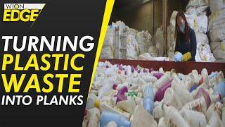 Philippine recyclers group turn plastic waste into building planks | WION Edge