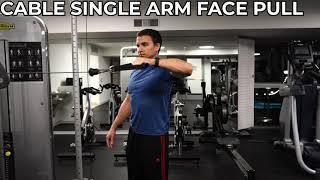 Cable Single Arm Face Pull