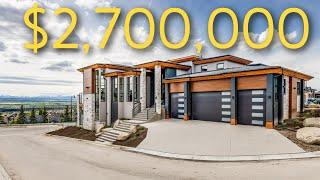 Inside a $2,700,000 Calgary LUXURY Home with MOUNTAIN VIEWS | Calgary Real Estate | Springbank Hill