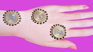 Very Easy Bindi Back Hand Mehndi Design | Stylish jewellery mehndi design|Latest mehndi design 2024