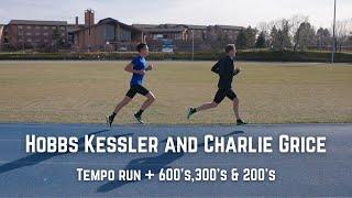 Hobbs Kessler and Charlie Grice - Tempo and Track session at Altitude