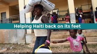 UK aid for those affected by Hurricane Matthew in Haiti