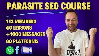 Up-to-Date Parasite SEO Course, Groups and Knowledge Base