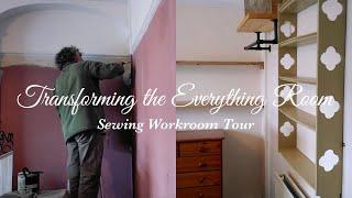 Sewing Workroom Tour - The Everything Room on a Budget!