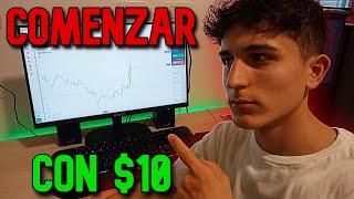 COMO GANAR DINERO con solo $10 USD haciendo TRADING 