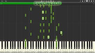 Mario Kart Double Dash - Sherbet Land Theme Piano Tutorial Synthesia