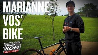 Marianne Vos and her Taiwan KOM killing climbing bike