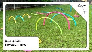 School's Out: Pool Noodle Obstacle Course