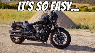 Jump Start a Dead Battery on a Harley Davidson Softail Low Rider S