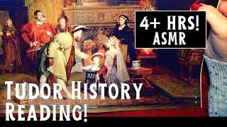 ASMR | Huge 4+ Hrs! All About the Tudors! whispered Reading, Browsing, Book & Magazine Sounds