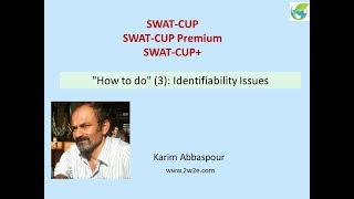 SWATCUP "How to do" (3): Identifiability issues