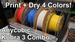 Anycubic's New Multi-Color 3D Printer is here! First look at the Kobra 3 Combo