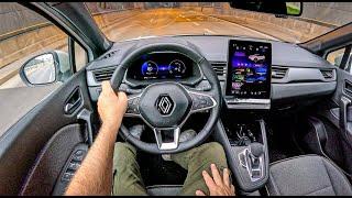 NEW Renault Captur 2024  [Hybrid 1.6 E-Tech 145 hp] |0-100| POV Test Drive #2101 Joe Black