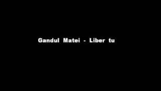 Gandul Matei - Liber tu