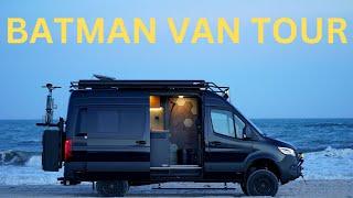 VAN TOUR | Sprinter Camper Van: 15000WH Battery, Walkable Solar, & More!