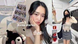 [KOREA DIARIES] gwangjang market, cafe hopping with friends, bts proof album unboxing, huge haul