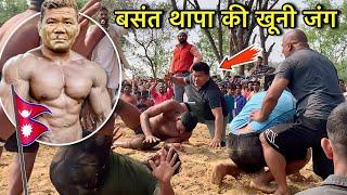 आज थापा सबको मारेगा | thapa pahalwan ki kushti