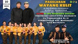  WAYANG KULIT KI EKO PRISDIANTO | CAK PERCIL | TAMAN SISWA - PURWOTENGAH - MAGERSARI - MOJOKERTO