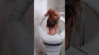adding a little umph to your basic ponytail ️ how are we doing today? #curlyhairstyles
