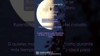 ¿Cómo actúa La luna menguante en tu cabello ?