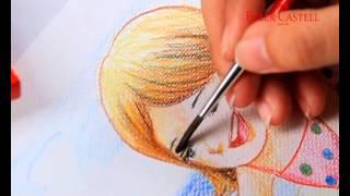 Faber-Castell Watercolour Pencils Technique (Sand Paper)