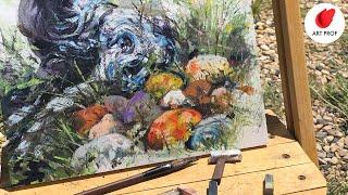 Plein Air Techniques that are a Gamechanger: Watercolor & Oil Pastel