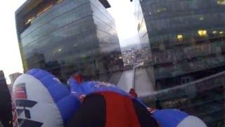 Urban wingsuit flying into Rio de Janeiro - Ludovic Woerth & Jokke Sommer