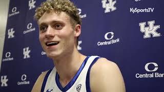 Kentucky Wildcats MBB Chandler Collins Recaps WIN vs Jackson State