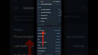 telegram me contact number hide kaise kare | how to hide your number on telegram #shorts #telegram