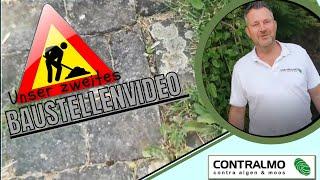 CONTRALMO Baustellenvideo Gartenweg endlich ohne Flechten und Unkraut