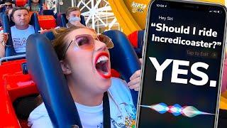 SIRI CONTROLS OUR LIFE AT DISNEY | Mouse Vibes