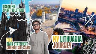 My lithuania Journey | problems I faced | Smart Solutions | how I mange Bank statement All details