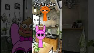 Si Oren Eeking Pinki #sprunki #incredibox #sprunkiincredibox #funny #dubbing #kartunanimasi #shorts