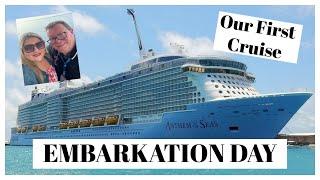 ROYAL CARIBBEAN / ANTHEM OF THE SEAS / EMBARKATION DAY / FIRST TIME CRUISING