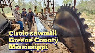 The return to the most amazing Mississippi circle sawmill.  Searching for sawmills episode #6