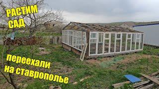 Теплица из старых деревянных рам.  Переезд на Ставрополье