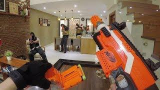 Nerf War: First Person Shooter 4 (ft  Donald Trump and Hillary Clinton)