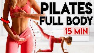 FULL PILATES BODY WORKOUT  Total Body Fat Burn | 15 min Workout