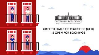 Griffith Halls of Residence | Open for bookings