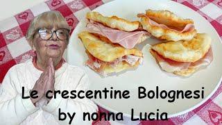Ricetta delle crescentine, raccontata da Nonna Lucia - gnocco fritto - ricetta facile senza strutto