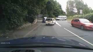 DASH CAM Get One SHAME BAD DRIVER White volvo N210BYC