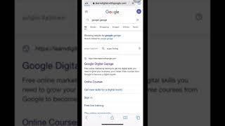 Free google online  certificate courses/ google garage #shorts