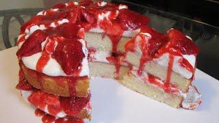 How to make a Strawberry Shortcake from scratch