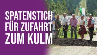 Spatenstich für Zufahrt zum Kulm