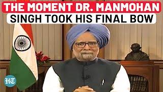 The Last Time Dr. Manmohan Singh Addressed the Nation As Prime Minister: A Legacy in His Final Words