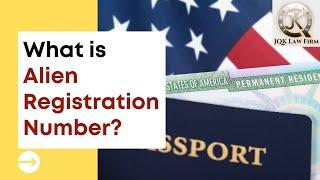 What is an Alien Registration Number?