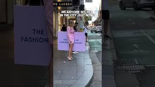 Did anyone see her in Sydney city today? #sydney #placesinsydney #pittstmall #sydneycity #fashion